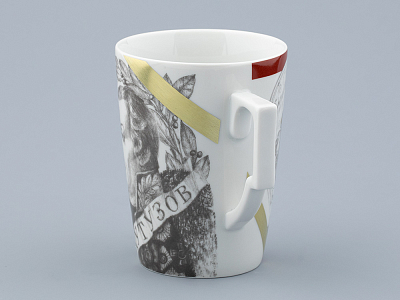 Бокал с блюдцем в подарочной упаковке, форма Гранд, рисунок Полководцы России Михаил Кутузов, арт. 81.32550.00.1