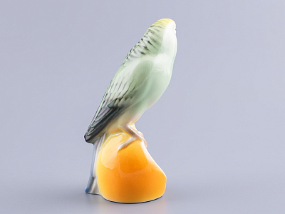 Скульптура форма Волнистый попугайчик рисунок Кеша арт. 82.77224.00.1