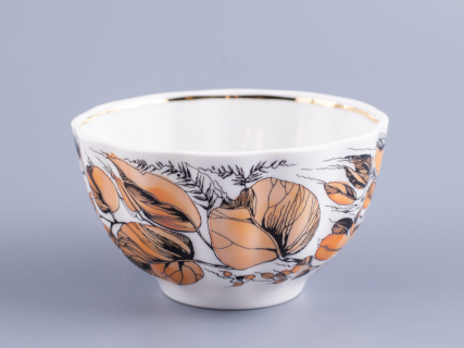 Чашка с блюдцем чайная Тюльпан Мой сад 250 мл арт. 81.16839.00.1, 