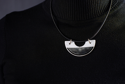 Подвеска Полукольцо, рисунок Time, арт 60.15842.00.1