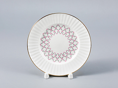 Сервиз чайный Волна Розовая сетка, 6 персон 20 предметов, арт. 81.20895.00.1