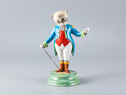 Скульптура мопс Бу Бу арт. 82.92073.00.1