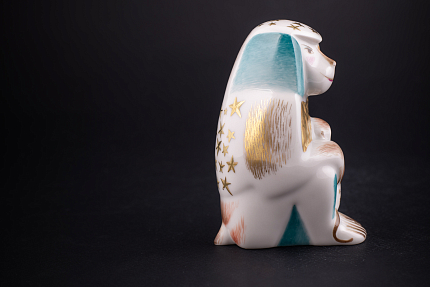 Скульптура Павиан с детенышем, рисунок Звездопад, арт 62.09267.00.1