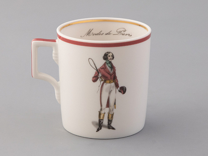 Подарочный набор чайный форма Гербовая рисунок Modes de Paris (кирпичный) арт. 81.25658.00.1