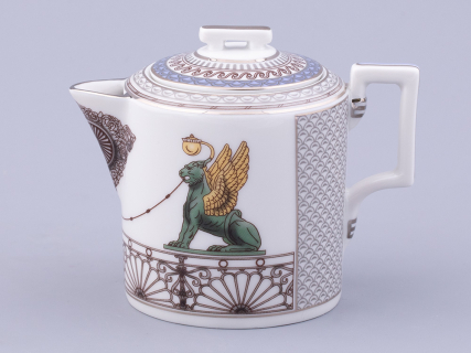 Сервиз чайный на 6 персон 21 предмет, форма Гербовая, рисунок Серебряный город, арт. 81.32583.00.1, 