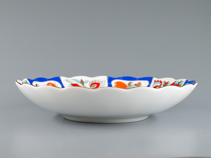 Сухарница, 215  мм, форма Тюльпан, рисунок Русский лубок арт. 80.00252.00.1