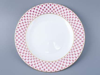 Тарелка 270 мм форма Европейская рисунок Сетка-Блюз арт. 80.85411.00.1, 