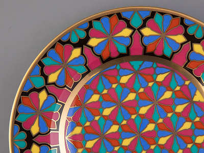 Тарелка декоративная 270 мм Европейская, в подарочной упаковке, рисунок Готическая 1 арт. 81.27117.00.1