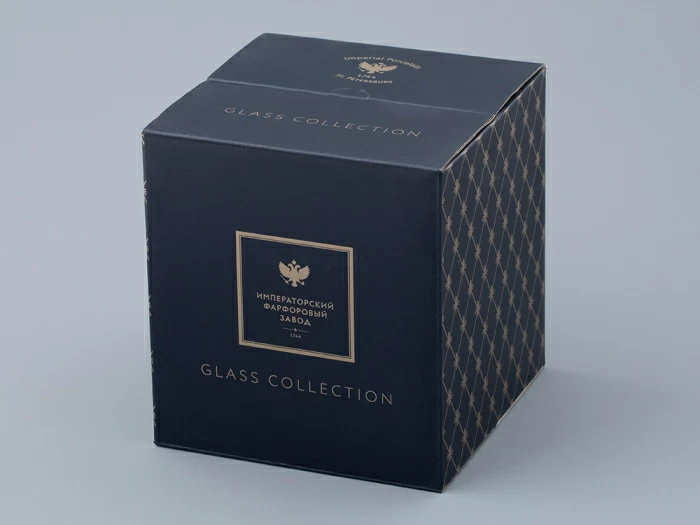 Набор из 4-х высоких стаканов Кобальтовая сетка 300 мл арт. 14.11004.07, 