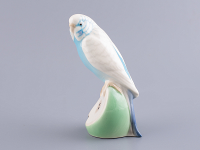 Скульптура форма Волнистый попугайчик рисунок Гоша арт. 82.77223.00.1