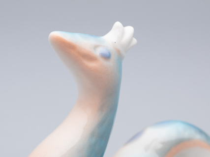 Скульптура форма Королева змей Голубая, арт 82.74496.00.1, 