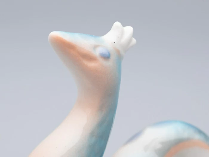 Скульптура форма Королева змей Голубая, арт 82.74496.00.1, 