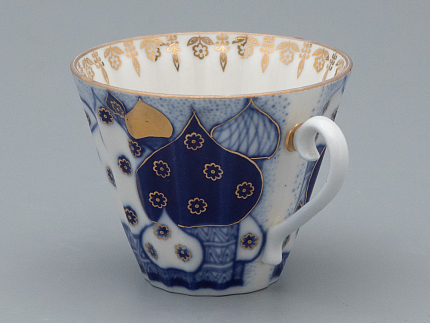 Чашка с блюдцем чайная 235 мл форма Лучистая рисунок Перезвоны арт. 81.13809.00.1