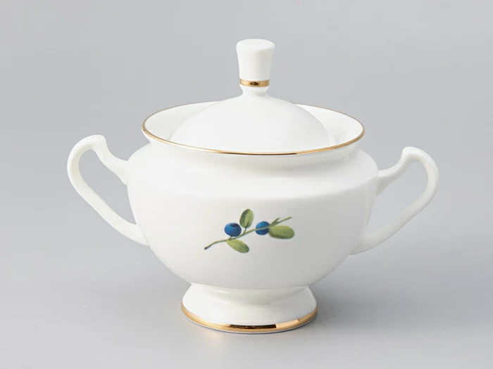 Сервиз чайный форма Айседора рисунок Цветы и ягоды, 6 персон 14 предметов, арт. 81.27538.00.1, 