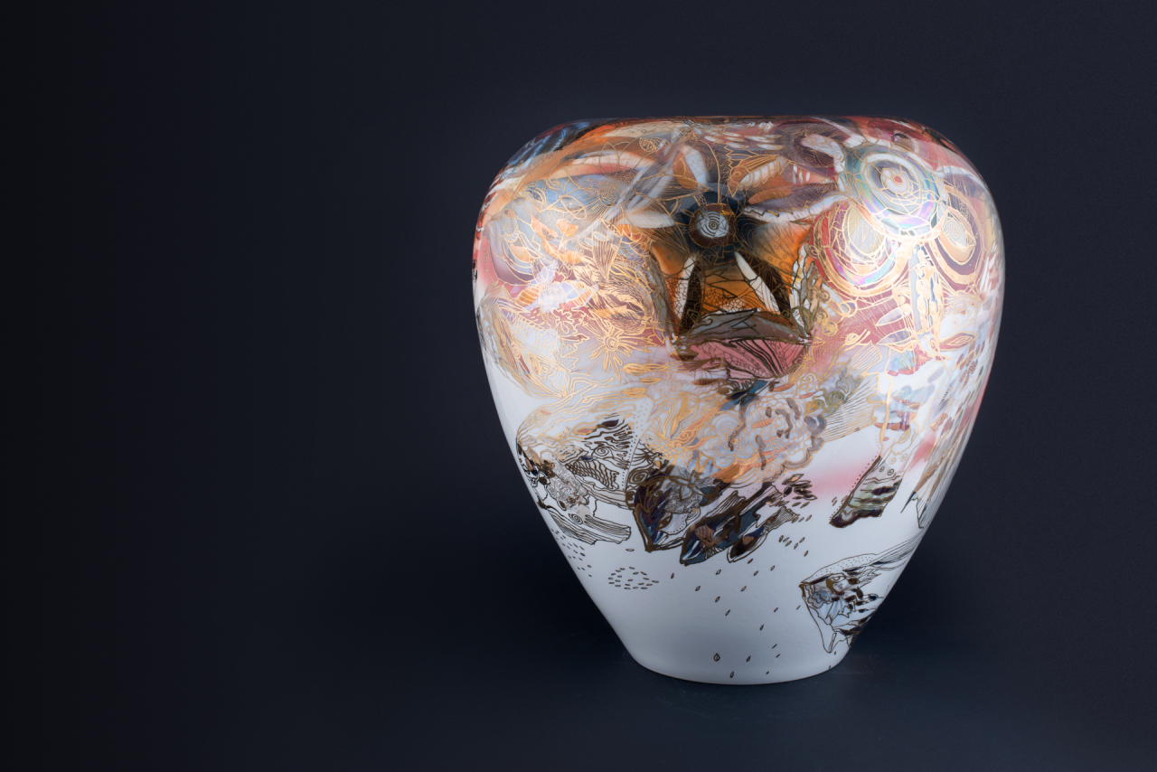 Ваза Красное Море на форме Антоновка, арт 60.15404.00.1, 