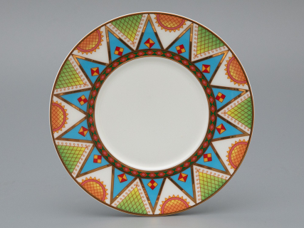 Чашка с блюдцем 250 мл форма Премиум, рисунок Петушки-гребешки, арт 81.33559.00.1, 