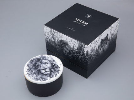 Шкатулка в подарочной упаковке, форма Идиллия, рисунок Тотем. Лев арт. 81.31592.00.1, 