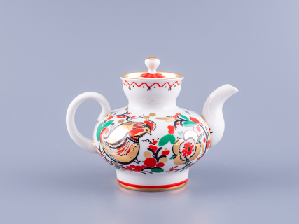 Чайник заварочный форма Малыш, рисунок Петушки арт. 80.00783.00.1, 