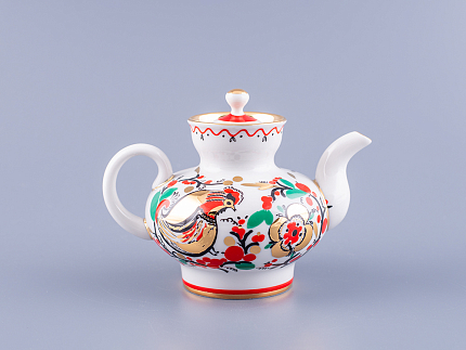 Чайник заварочный форма Малыш, рисунок Петушки арт. 80.00783.00.1