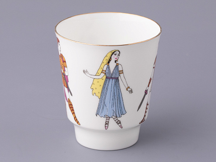 Трехпредметный комплект 165 мл форма Майская рисунок Балет Спартак, арт. 81.28735.00.1