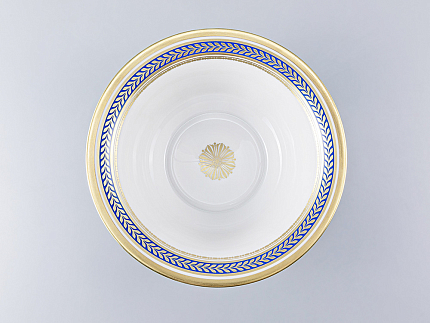 Салатник шестипорционный круглый форма Александрия рисунок Золотой 52 арт. 80.65353.00.1