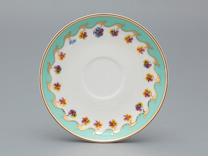 Чашка с блюдцем чайная форма Весенняя 2 рисунок Улыбка флоры 3, арт. 81.34137.00.1