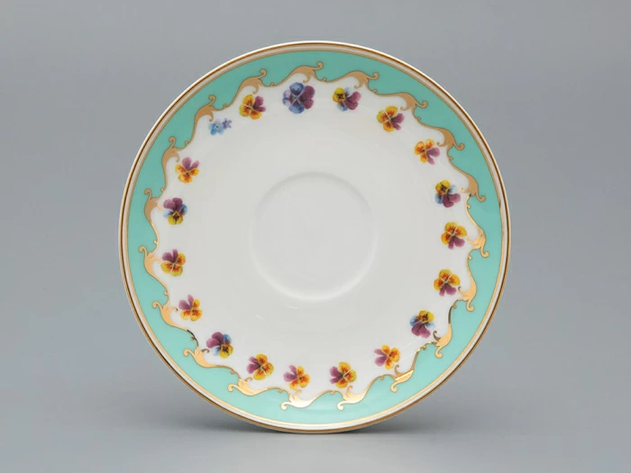 Чашка с блюдцем чайная форма Весенняя 2 рисунок Улыбка флоры 3, арт. 81.34137.00.1, 