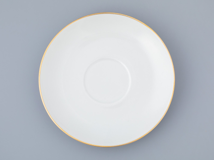 Чашка с блюдцем чайная 220 мл форма Банкетная рисунок Золотая лента арт. 81.16356.00.1, 