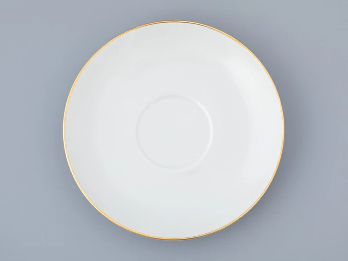 Чашка с блюдцем чайная 220 мл форма Банкетная рисунок Золотая лента арт. 81.16356.00.1, 