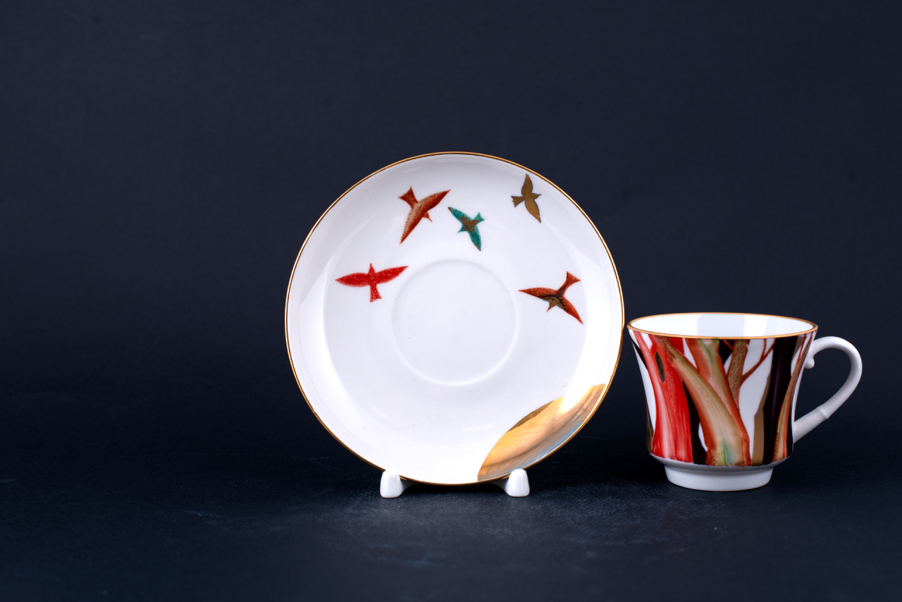 Чашка с блюдцем Чудный лес, арт 61.20977.00.1, 