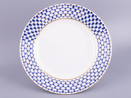 Блюдо круглое Молодежная Кобальтовая сетка 300 мм арт. 80.06933.00.1