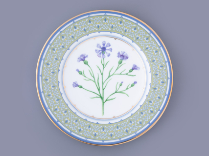 Тарелка декоративная в подарочной упаковке 270 мм, форма Европейская, рисунок Небесно-голубой василек, арт. 81.32667.00.1, 