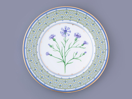 Тарелка декоративная в подарочной упаковке 270 мм, форма Европейская, рисунок Небесно-голубой василек, арт. 81.32667.00.1