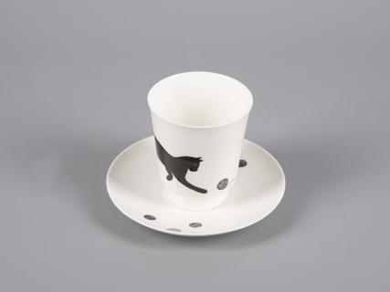 Чашка с блюдцем кофейная 165 мл., форма Майская, рисунок Веселый клубочек арт. 81.30659.00.1, 