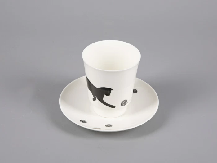 Чашка с блюдцем кофейная 165 мл., форма Майская, рисунок Веселый клубочек арт. 81.30659.00.1, 