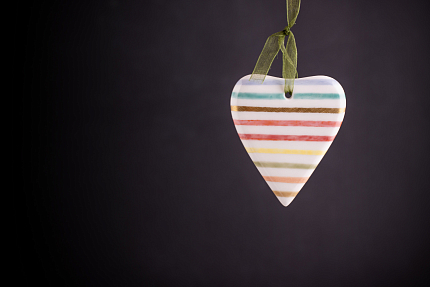 Авторская подвеска Валентинка, Сердечко арт 60.09412.00.1