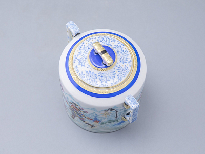 Сервиз чайный форма Гербовая рисунок Зимние забавы, 4 персоны 10 предметов арт. 81.20899.00.1