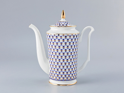 Кофейник Юлия Кобальтовая сетка 690 мл арт. 80.66466.00.1, 