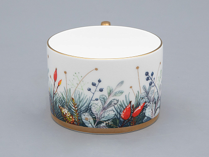 Чашка с блюдцем 250 мл, форма Идиллия, рисунок Календа-2, арт. 81.33748.00.1