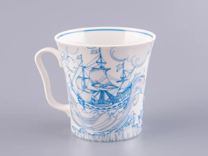 Бокал с блюдцем 360 мл форма Ленинградский рисунок Бригантина арт. 81.11000.00.1, 