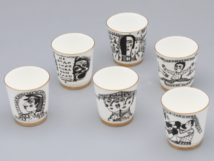 Подарочный набор стопок форма Сувенирная 1, рисунок Русская культура, арт. 81.31748.00.1, 