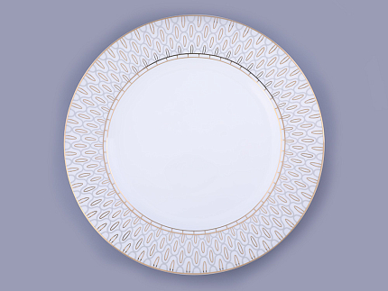 Блюдо круглое 310 мм форма Премиум рисунок Саламандра Грей арт. 80.44701.00.1