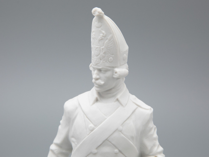 Скульптура Гренадер эпохи Павла I, в подарочной упаковке, рисунок Белый бисквит, арт 81.33429.00.1, 