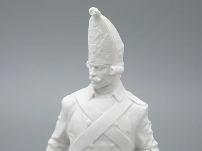 Скульптура Гренадер эпохи Павла I, в подарочной упаковке, рисунок Белый бисквит, арт 81.33429.00.1, 