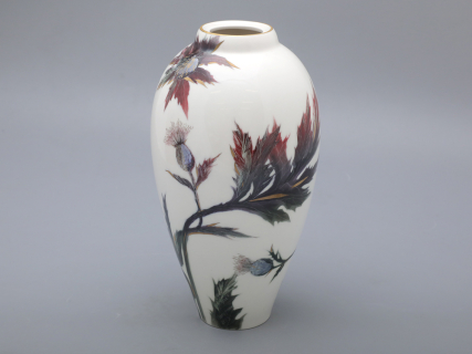 Ваза форма Лилия рисунок Репейники арт. 40.03862.00.1, 