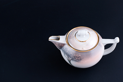 Заварочный Чайник Зима в деревне 2 на форме Кострома арт 40.03497.00.1