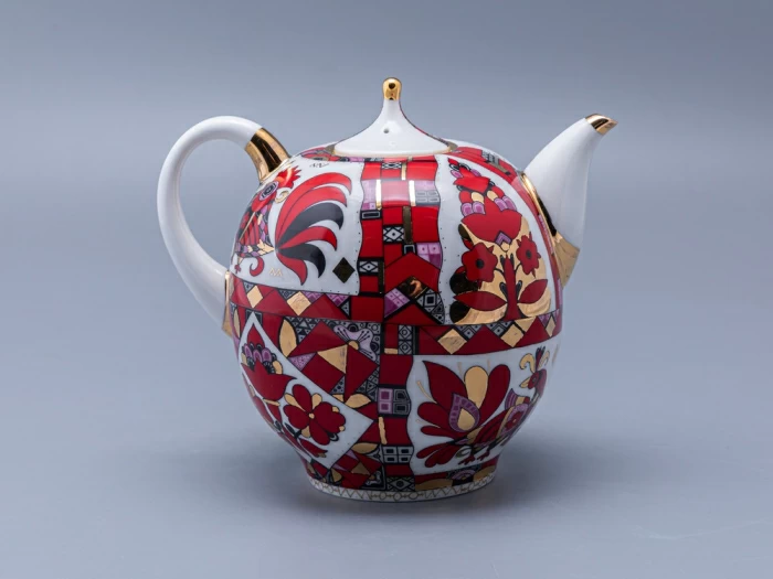 Комплект чайников Новгородский Красный конь арт. 81.10353.00.1, 