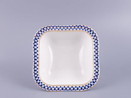 Салатник однопорционный квадратный Молодежная Кобальтовая сетка арт. 80.06934.00.1