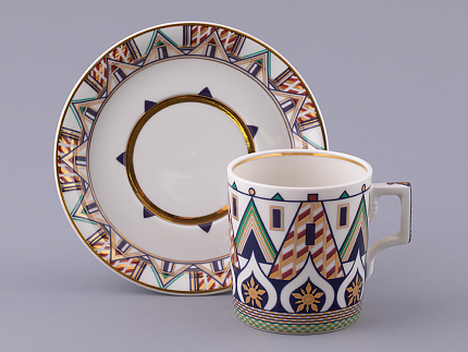 Сервиз чайный на 6 персон 20 предметов, форма Гербовая, рисунок Великая Русь, арт. 81.31998.00.1