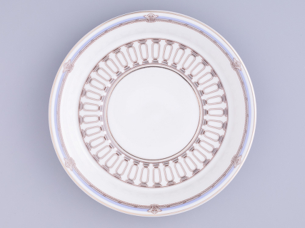 Чашка с блюдцем чайная, форма Гербовая, рисунок Серебряный город 1, арт. 81.32584.00.1, 